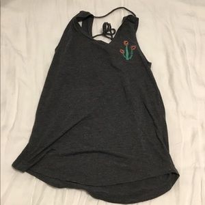Gray tank top